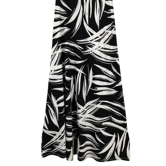 Last Tango Palm Leaf Print Maxi Dress Size M Strapless Poly Spandex Boho NWT - Picture 3 of 10
